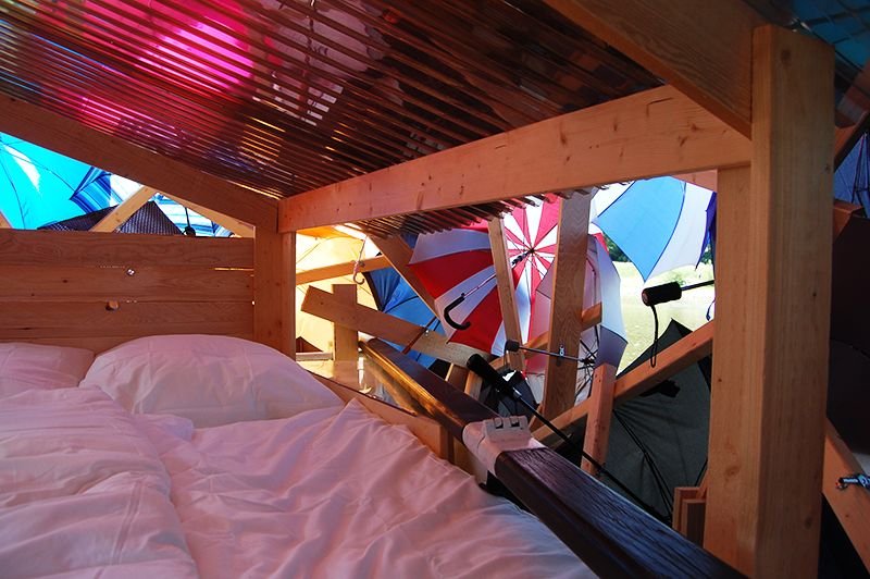 Hotel Shabby Shabby — Aufnahme der Installation