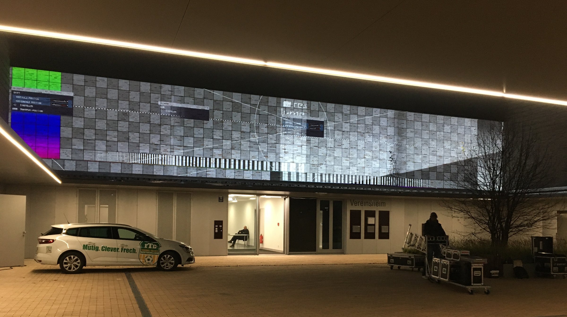 Videomapping am Set — Der Pass 2